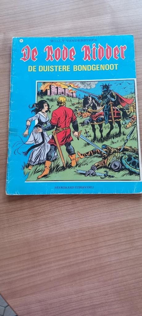 De Rode Ridder.Album nr 84.De duistere bondgenoot. 1ste druk, Gelezen, Willy Vandersteen, Eén stripboek, Ophalen of Verzenden
