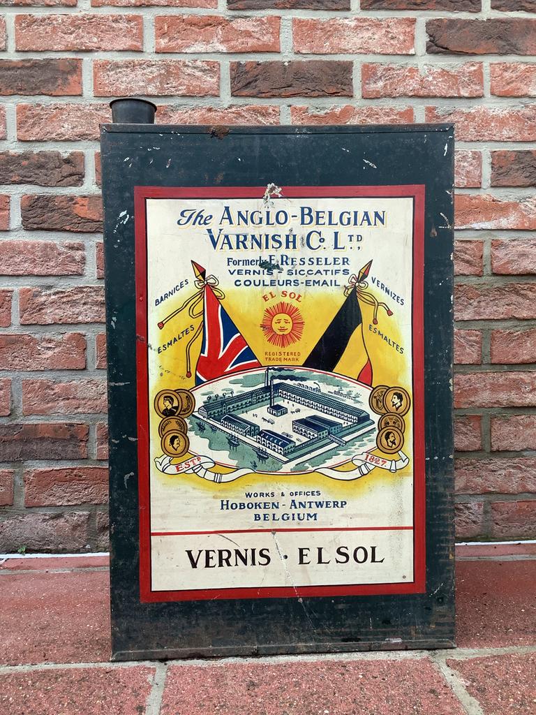 Grote El Sol blik  - Hoboken, Ophalen, Gebruikt