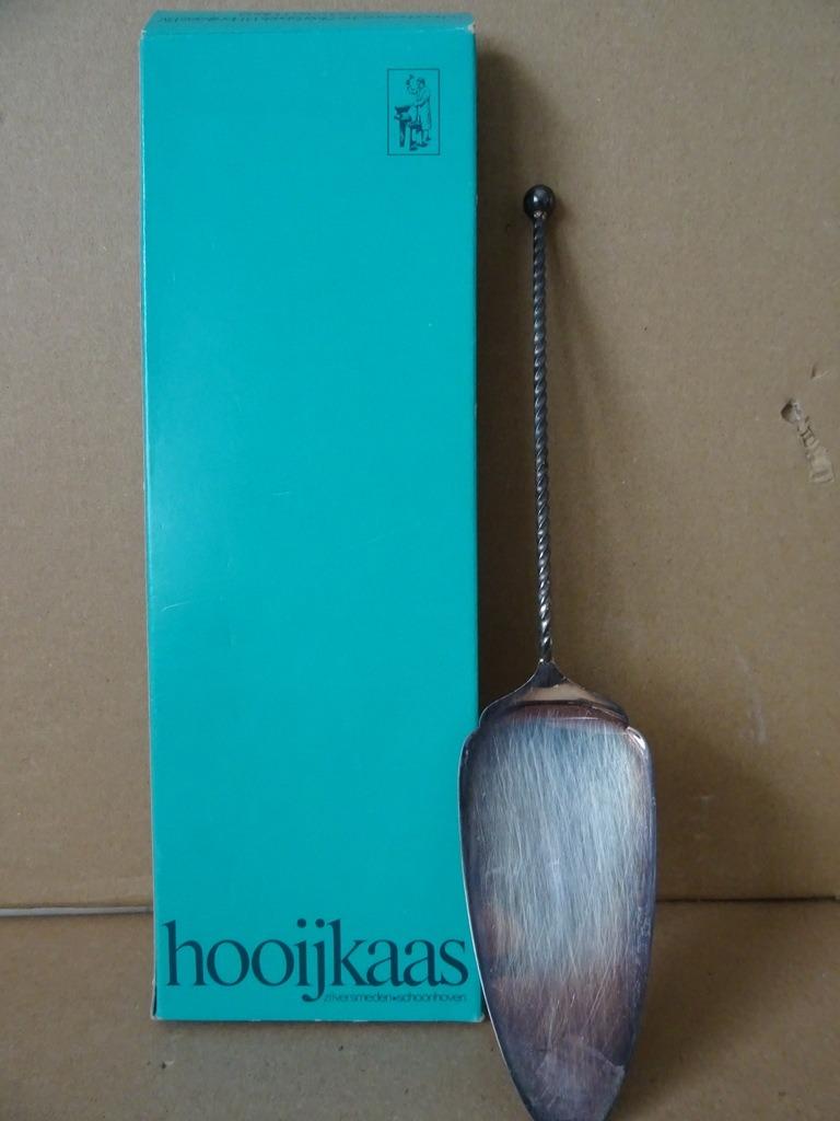 Pelle à gâteaux en métal argenté Hooijkaas Neuve dans boîte, Enlèvement ou Envoi