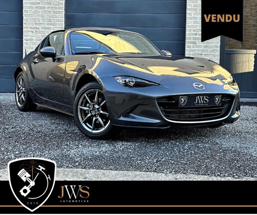 Mazda MX-5 RF 1.5i  ** VENDU **, Autos, Cuir, Argent ou Gris, Achat, 1114 kg