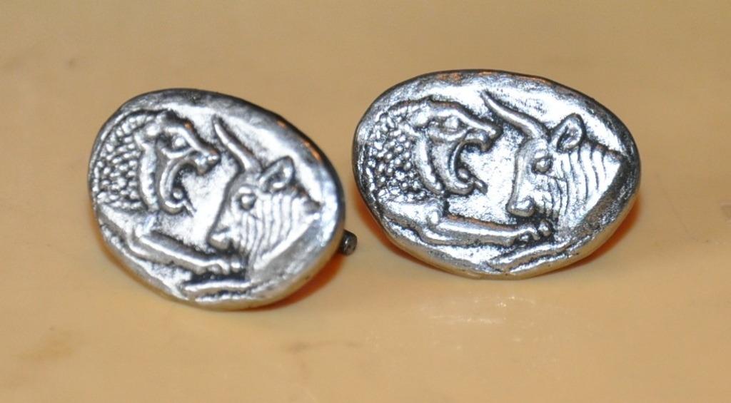 paire de bouton de manchette (bmx2012), Enlèvement ou Envoi, Utilisé, Argent