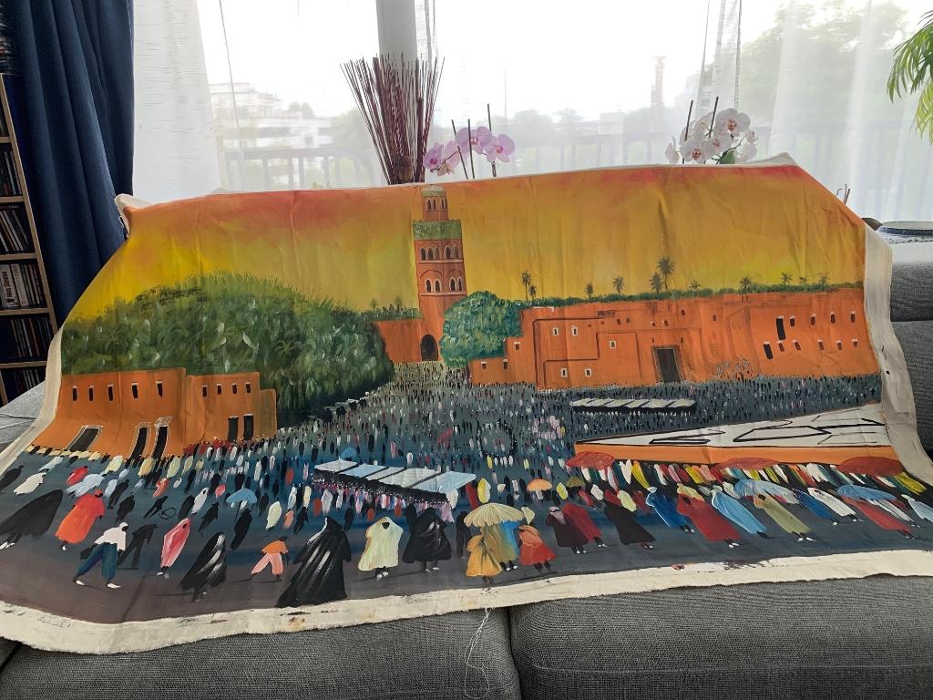 Peinture sur toile, Enlèvement