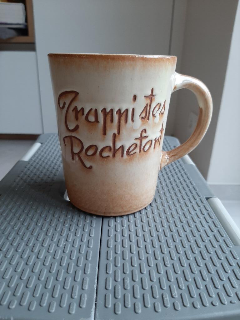 chope en grès trappistes Rochefort, Enlèvement ou Envoi, Utilisé, Chope(s), Autres marques