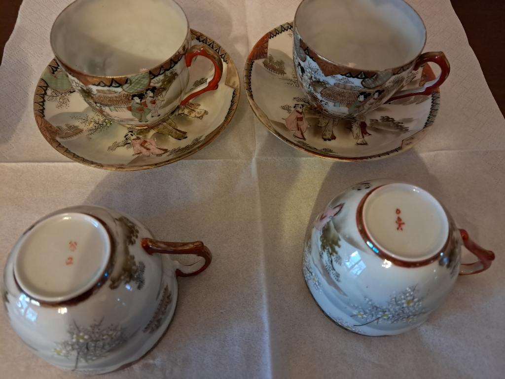 service à thé chinois ancien porcelaine très fine, Enlèvement ou Envoi