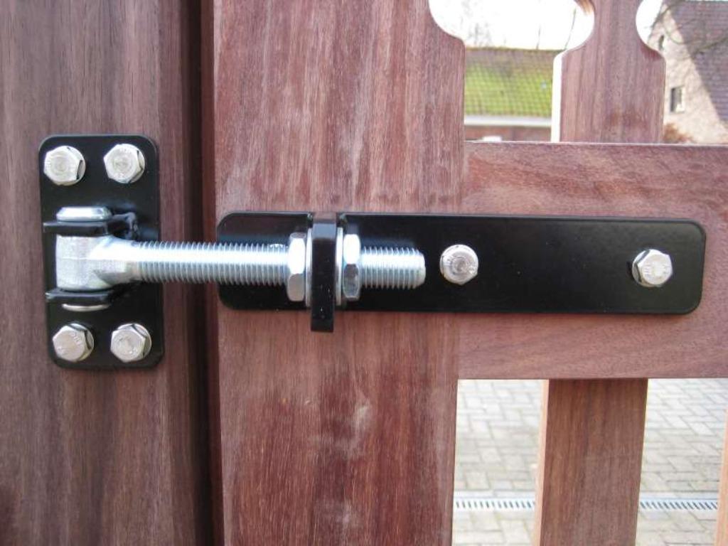 Verstelbare zware poortscharnieren., Doe-het-zelf en Bouw, Ophalen of Verzenden, Nieuw, IJzer, Scharnier