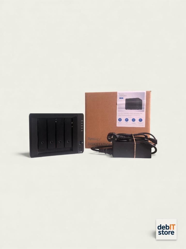 Synology DS420+ NAS (6gb ram upgrade) + evt. hdd, Computers en Software, Server, Ophalen of Verzenden, Zo goed als nieuw, Synology