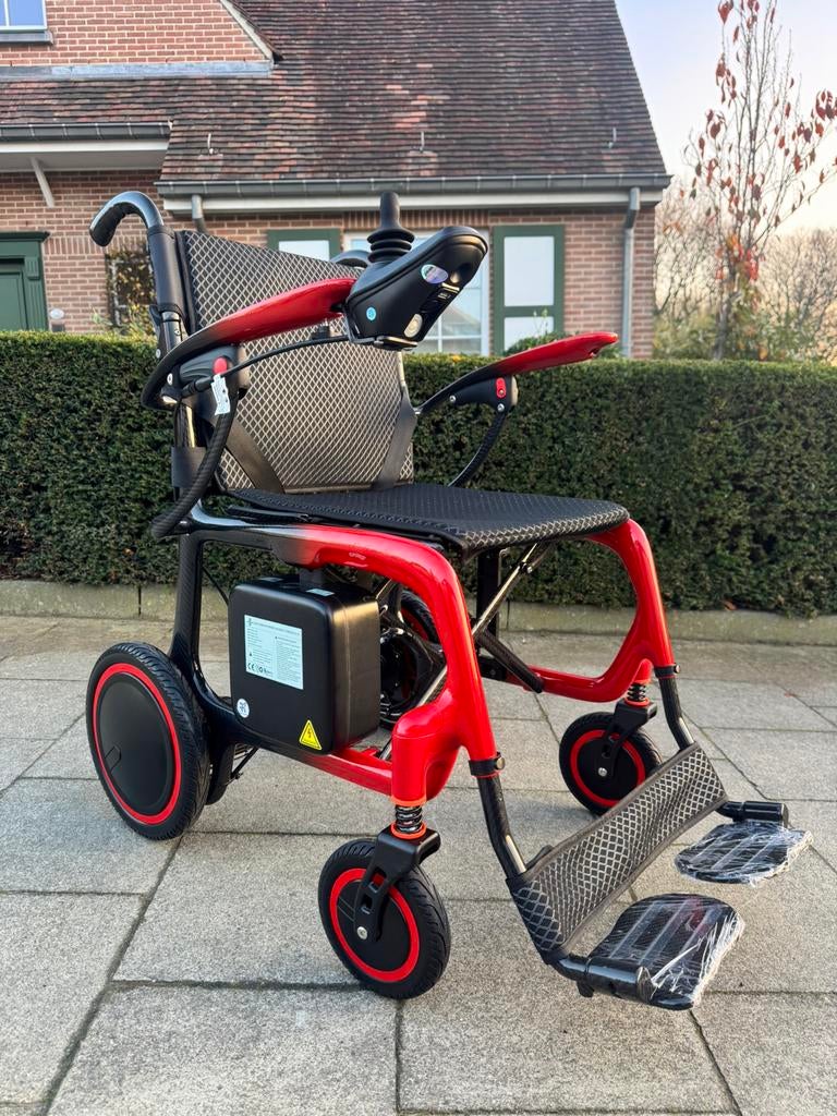 Lichtgewicht elektrische rolstoel slechts 11kg full carbon, Ophalen of Verzenden, Inklapbaar, Nieuw, Elektrische rolstoel
