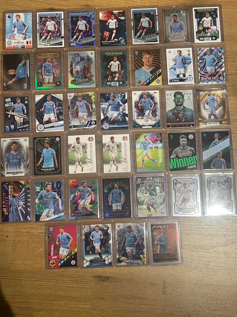 39x Kevin De Bruyne 2023-24, Ophalen of Verzenden, Nieuw, Meerdere plaatjes