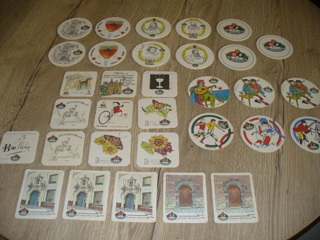 Bierkaartjes De Koninck, Ophalen of Verzenden, Gebruikt, Viltje(s), De Koninck