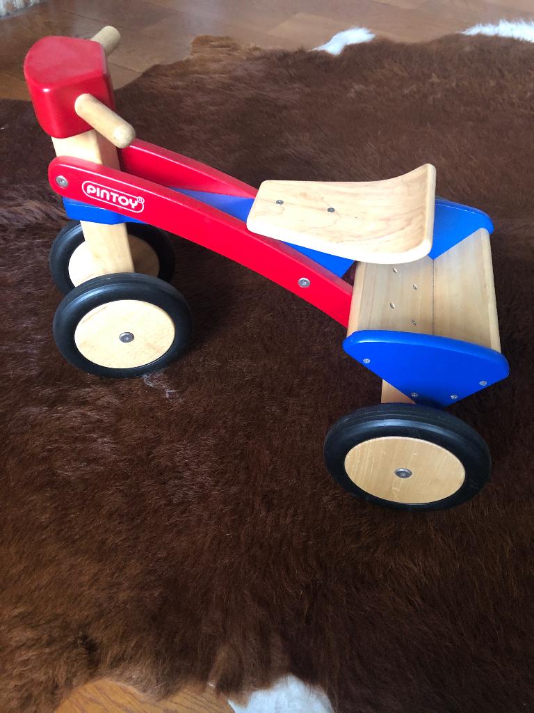 Houten fiets, Ophalen, Zo goed als nieuw, Pintoy