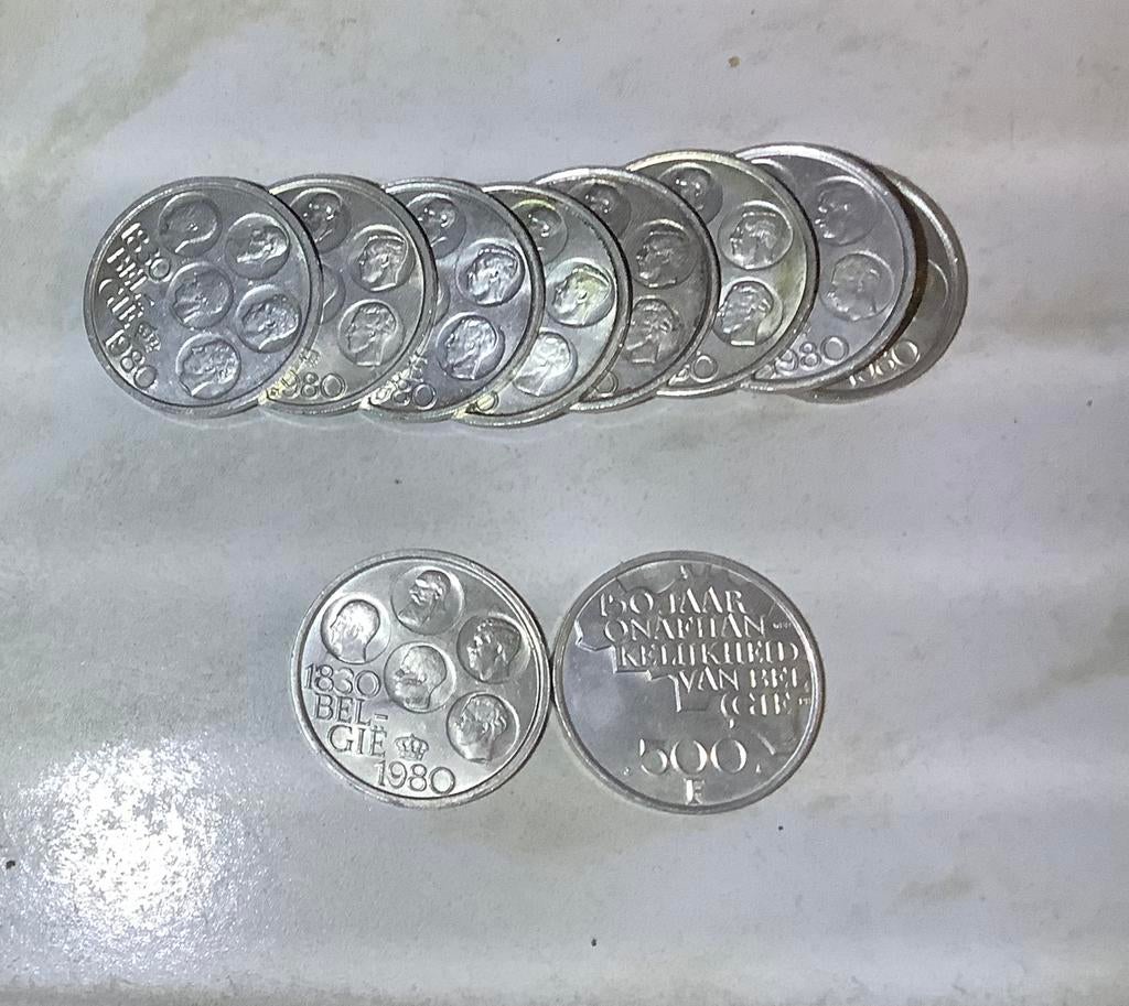 Belgie 1980 500 Frank, Postzegels en Munten, Munten | België, Ophalen of Verzenden
