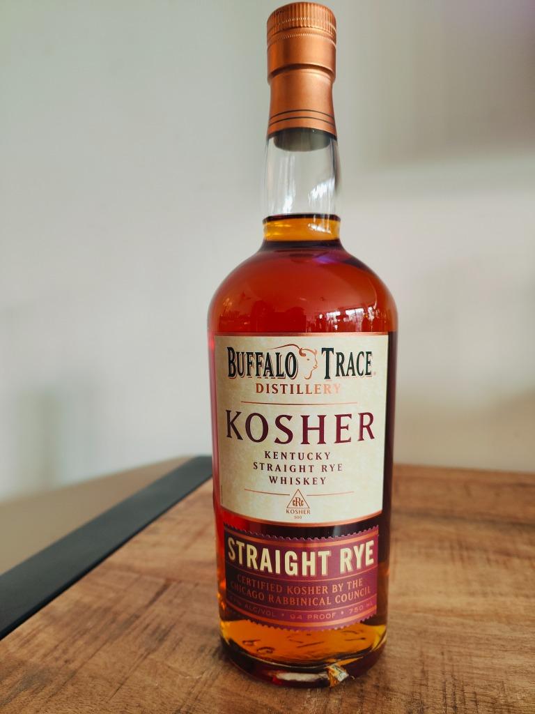 Recette de seigle pur casher Buffalo Trace 94 Proof/ 47 % 75, Neuf, Autres régions, Enlèvement ou Envoi, Pleine