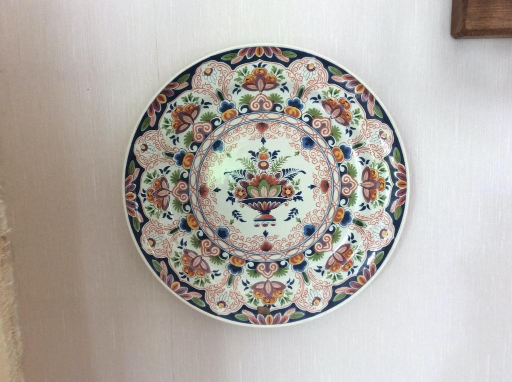 Lot de 4 assiettes murales décoratives ( polychrome ) Delft, Ophalen