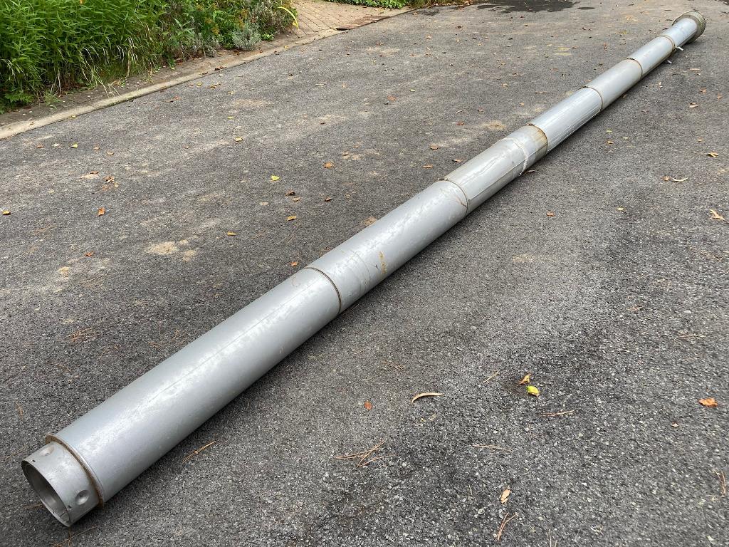 Schouwbuis gegalvaniseerd, Ophalen, Inox, Gebruikt, 6 meter of meer