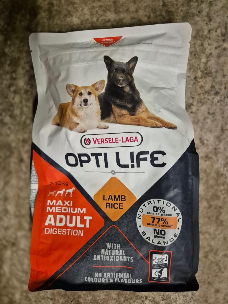 Opti Life adult lamb rice 1kg hond Geel, Brussel, Putte, Ophalen of Verzenden, Hond