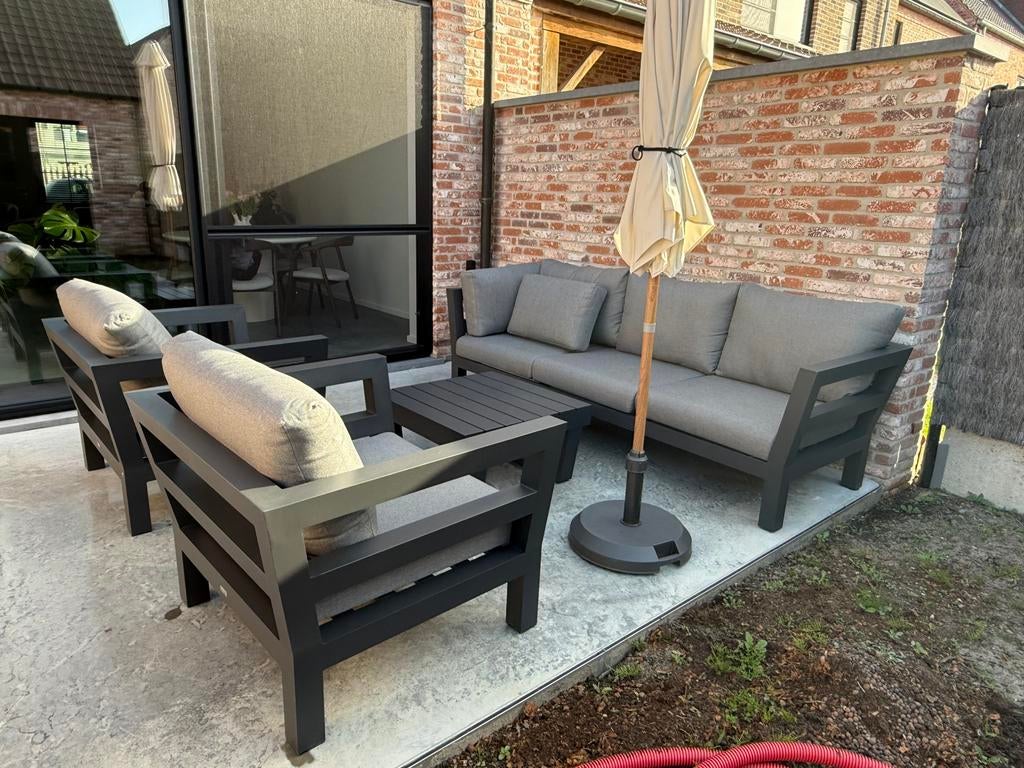 Aluminium loungeset tuin, Enlèvement, Aluminium, Sets de jardin