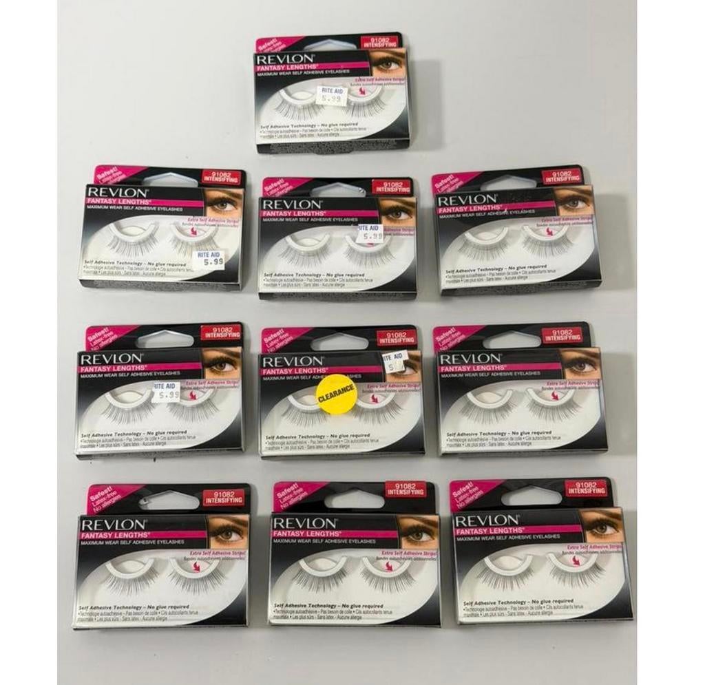 Partij 10X nepwimpers REVLON FANTASY 91082 Intensify wimpers, Ophalen of Verzenden, Nieuw, Ogen