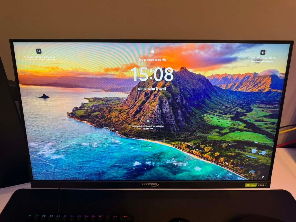 ecran gaming 240hz, Informatique & Logiciels, Enlèvement, Comme neuf