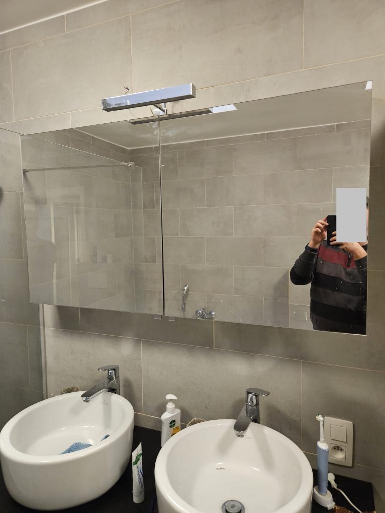 Spiegelkast detremmerie 120x65x12, Maison & Meubles, Armoire à miroir, Moins de 25 cm, Moins de 100 cm, Comme neuf