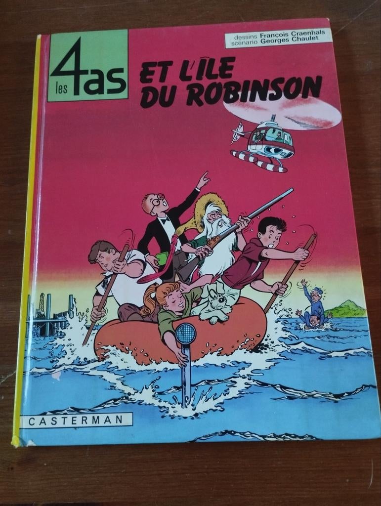 BD les 4 As et l'île du Robinson, Enlèvement ou Envoi