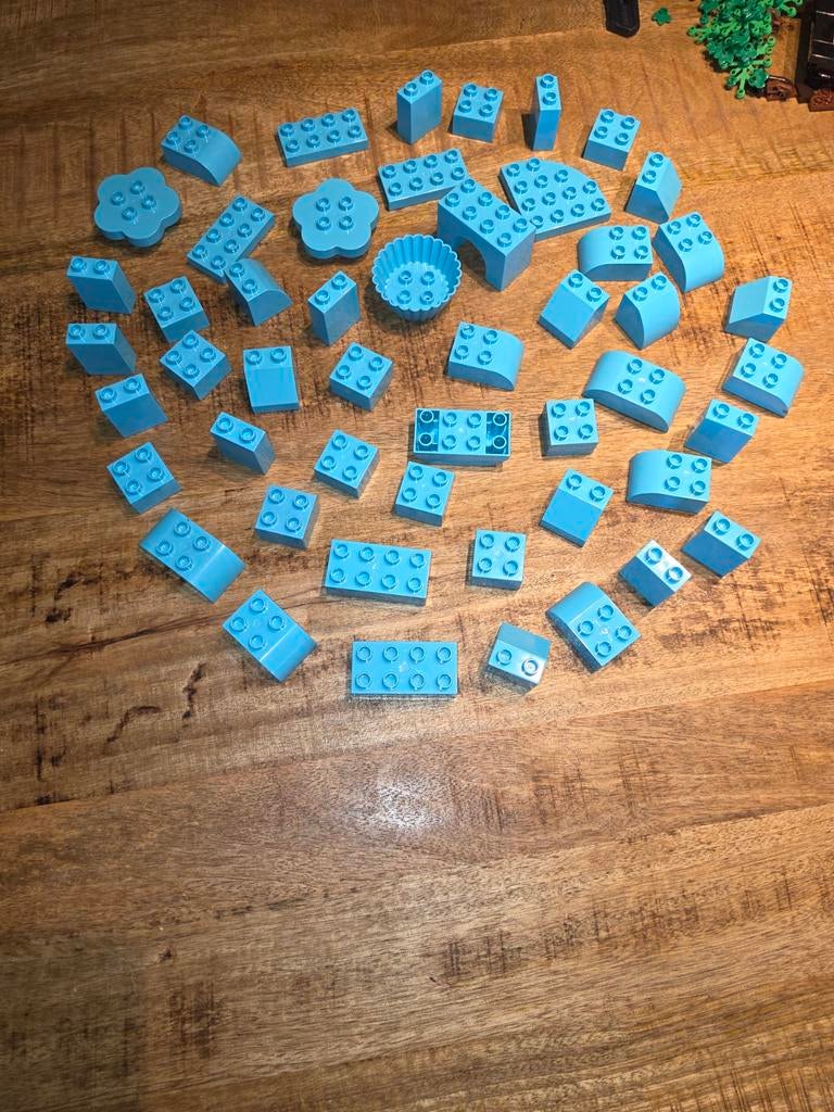 50 licht blauwe lego duplo blokken, Kinderen en Baby's, Speelgoed | Duplo en Lego, Ophalen of Verzenden, Duplo