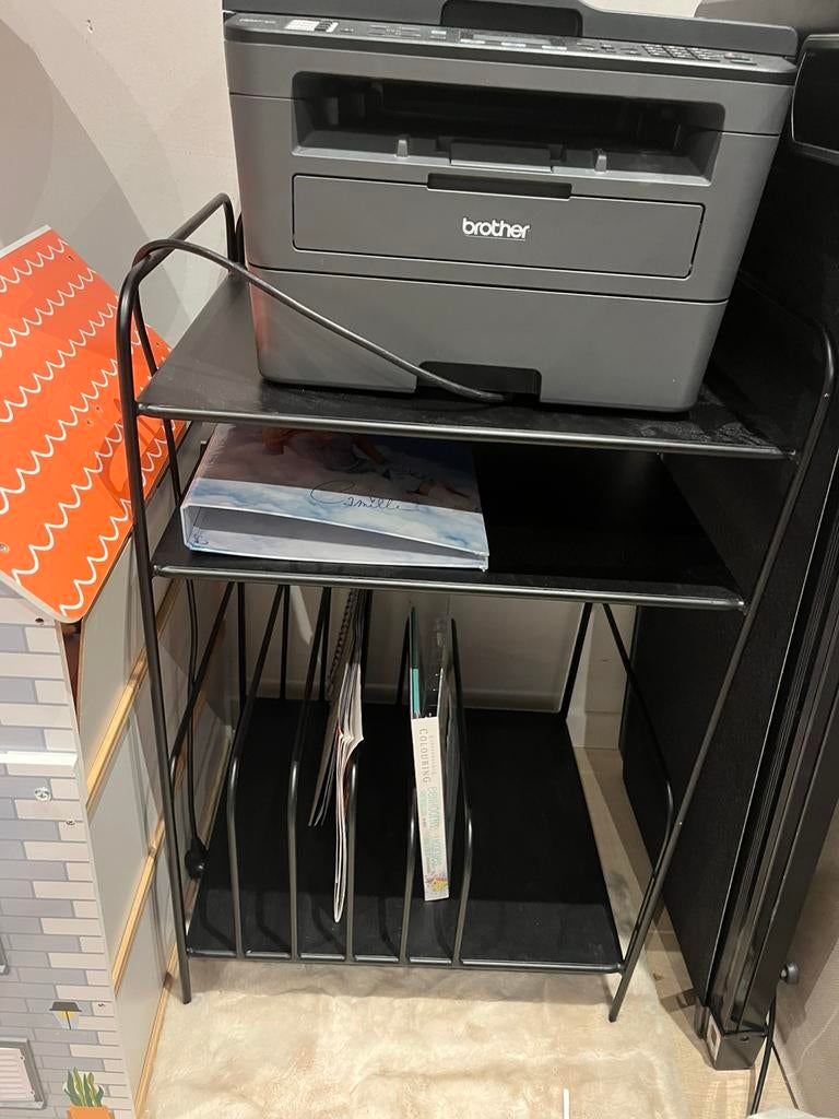 Zwart gietijzeren vinyl platen kast, Ophalen, Zo goed als nieuw