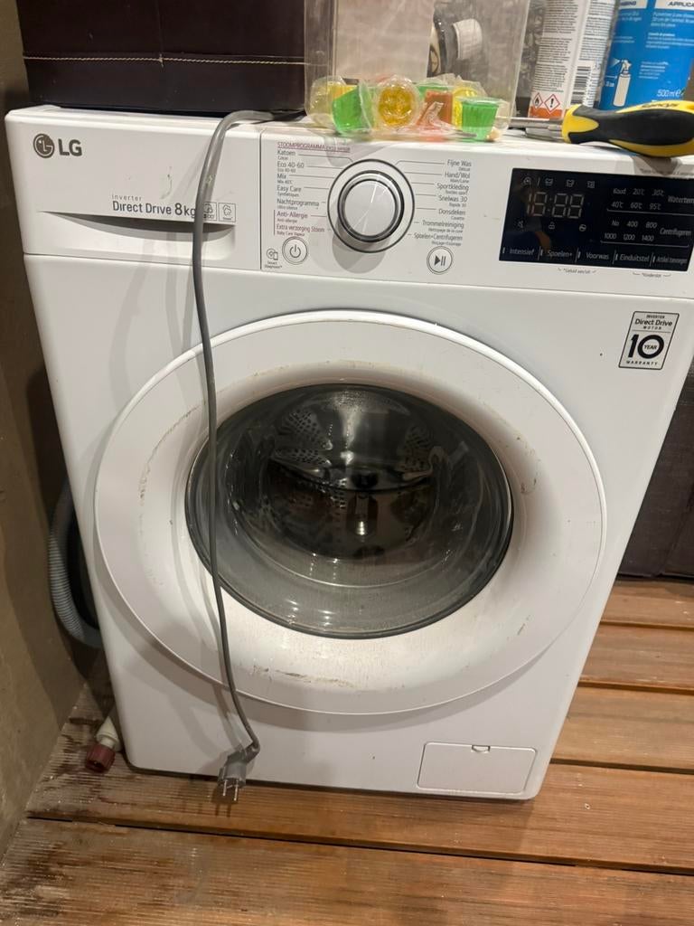 Wasmachine droogkast diepvrieskast 3 laden, Elektronische apparatuur, Wasmachines, Ophalen, Zo goed als nieuw