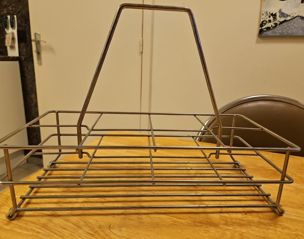 Flessenhouder metaal 8 flessen., Ophalen