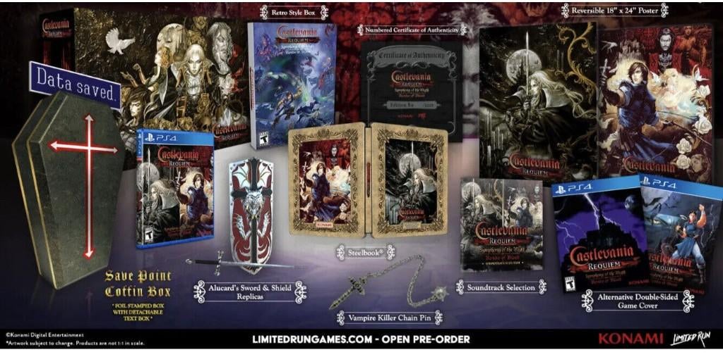 Castlevania Requiem Ultimate Edition voor Ps4 / Ps5, Neuf, 1 joueur, Enlèvement, Autres genres