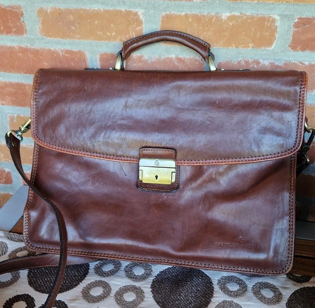 Laptoptas, Computers en Software, Laptoptassen, Gebruikt, Aktetas, 14 inch, Ophalen of Verzenden