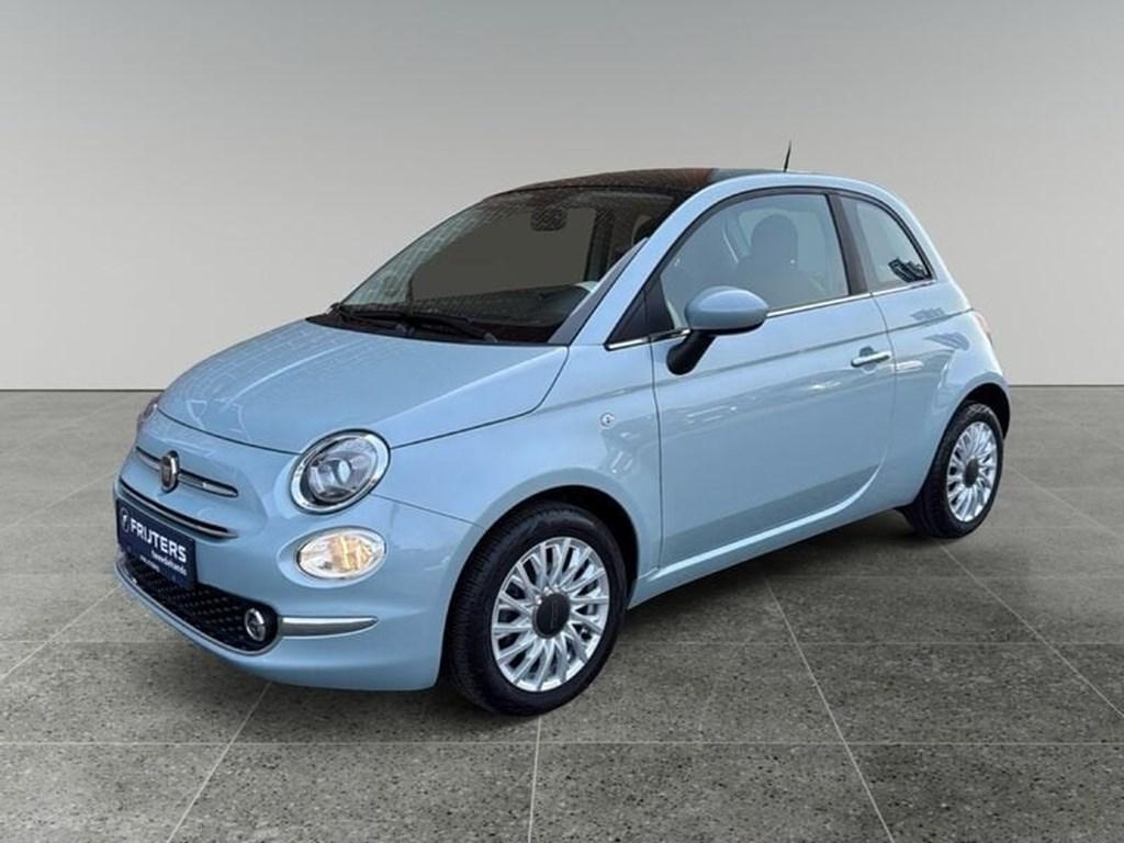 Fiat 500 Hybrid Dolcevita, 4 zetels, Blauw, Grijs, Hybride Elektrisch/Benzine