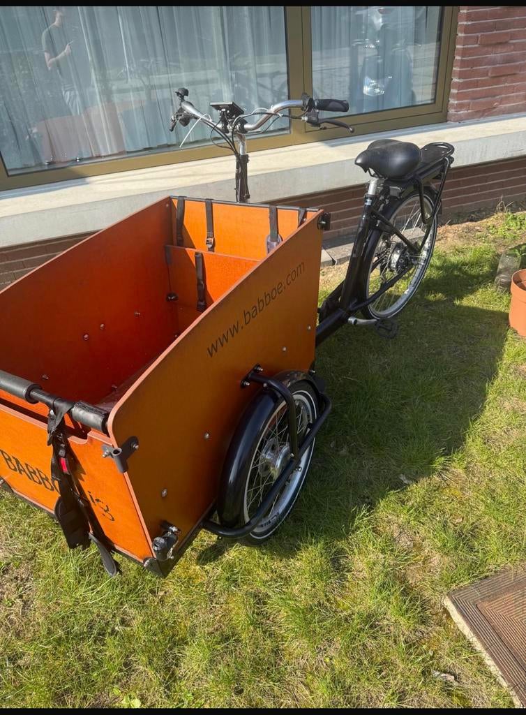 Vélo cargo électrique Babboe, Vélos & Vélomoteurs, Enlèvement, Comme neuf, 4 enfants ou plus, Électrique