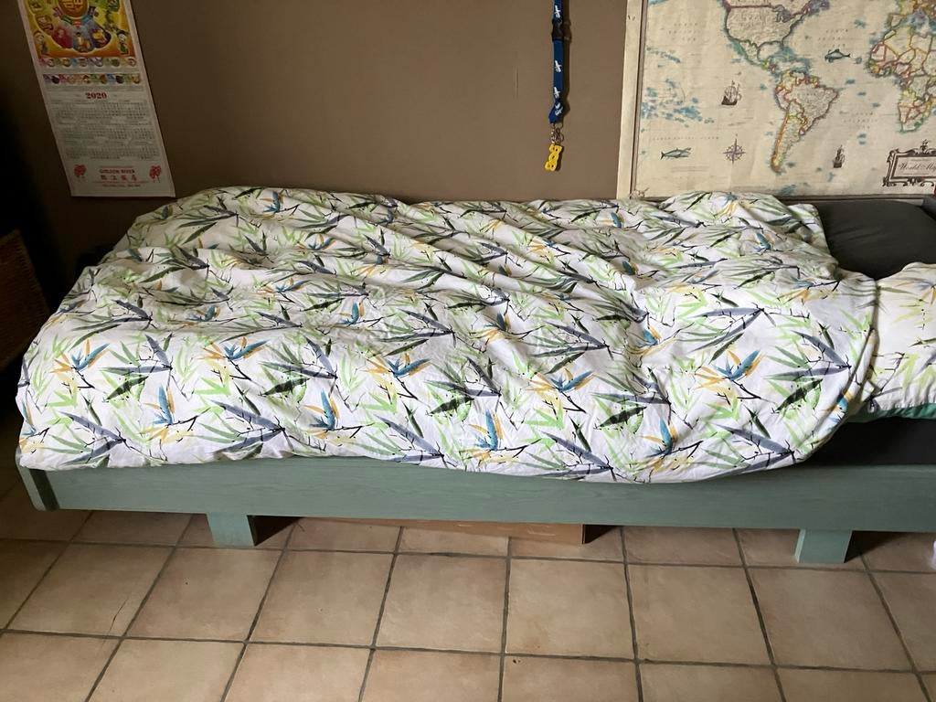 Jeugdkamer zonder matras en latoflex, Huis en Inrichting, Slaapkamer | Complete slaapkamers, Ophalen, Gebruikt, Eenpersoons, Modern