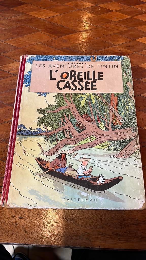 Tintin l’oreille cassée B8 de 1953, Livres, Enlèvement ou Envoi, Comme neuf