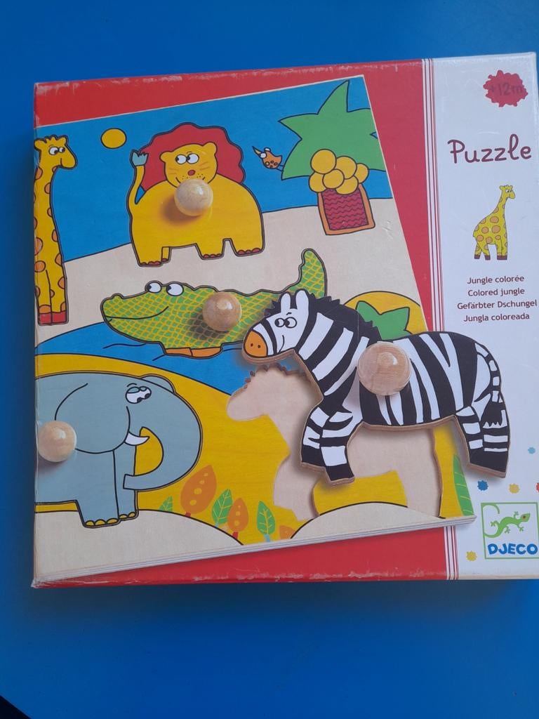 Puzzle en bois robuste Djego, Enfants & Bébés, Jouets | Puzzles pour enfants, Enlèvement ou Envoi