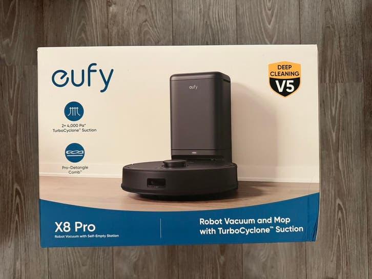 Eufy X8 Pro robotstofzuiger met dweil + zelflozend station, Elektronische apparatuur