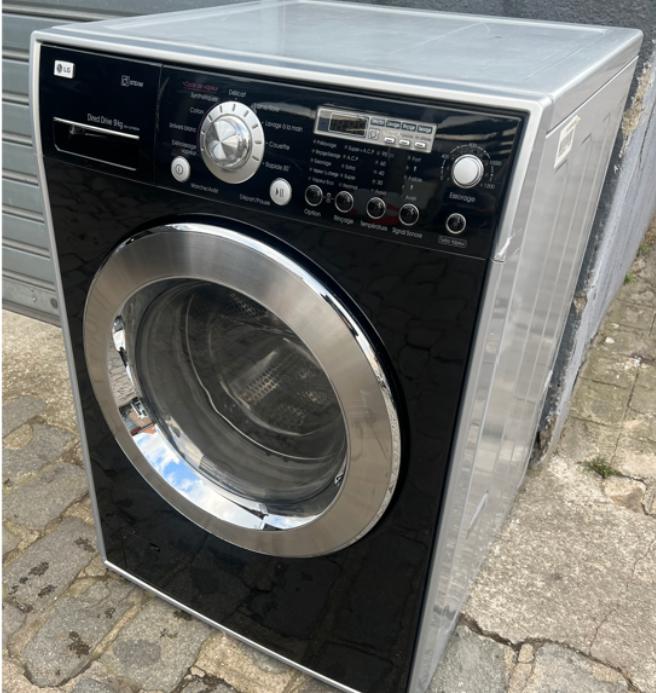 12 mois de garantie Lave linge LG Dir.Drive - Grand format, Jardin & Terrasse, Enlèvement, Utilisé