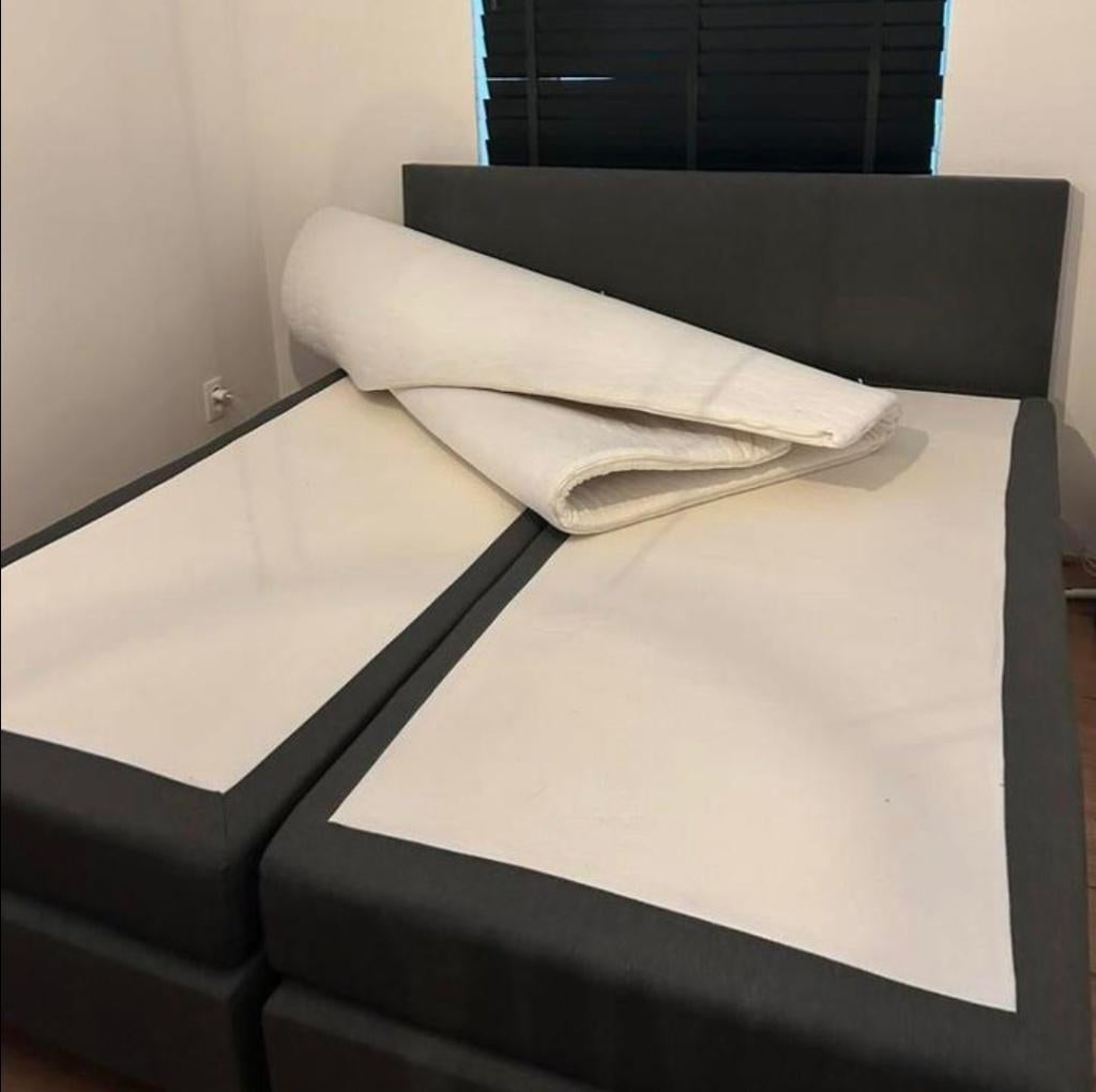 Bezorging is mogelijk 180x200 inzgs complete boxspring bed, Enlèvement ou Envoi