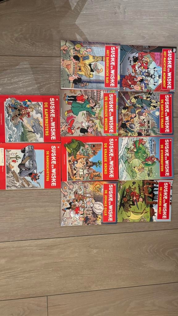 Suske en Wiske (strips dd 2006-2008), Boeken, Ophalen