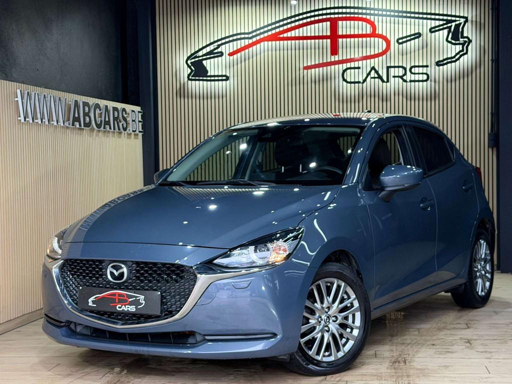 Mazda 2 1.5i Skyactiv-G MHEV * GARANTIE 12 MOIS * (bj 2021), Auto's, Mazda, Stof, Gebruikt, Euro 6, Blauw