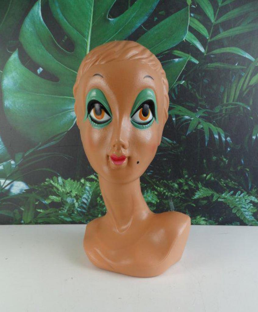 Twiggy display mannequin vintage uit de sixties, Antiek en Kunst, Verzenden