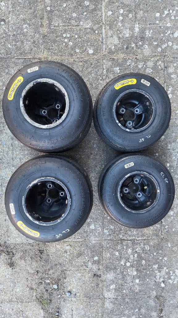 Set jantes karting entraxe OTK, Sport en Fitness, Karting, Ophalen, Gebruikt, Onderdelen Kart