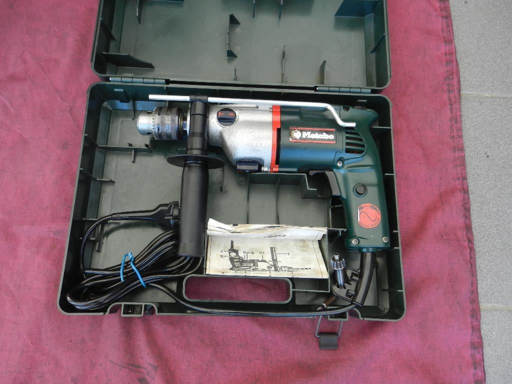 Metabo Sb EDV 800/2 SR+L Boormachine, Bricolage & Construction, Outillage | Foreuses, Comme neuf, Perceuse, 600 watts ou plus