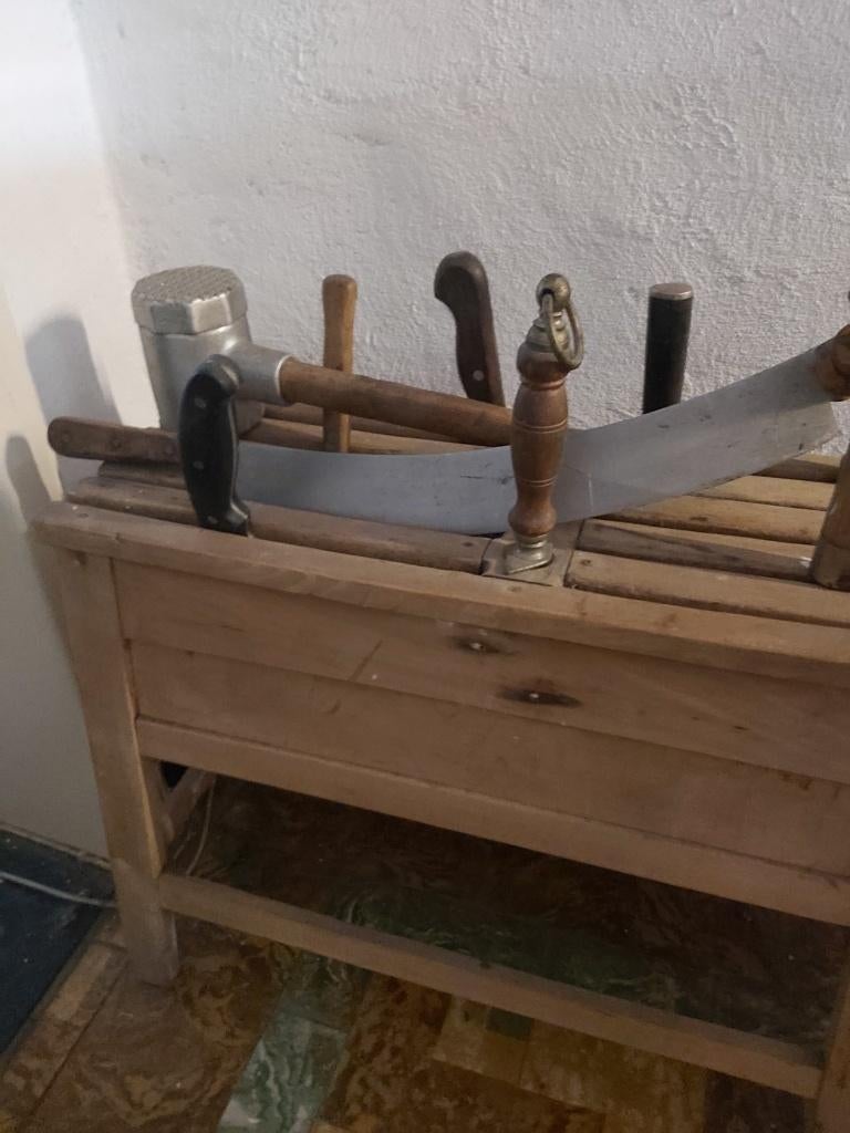 slagers bankje, Collections, Enlèvement ou Envoi, Utilisé