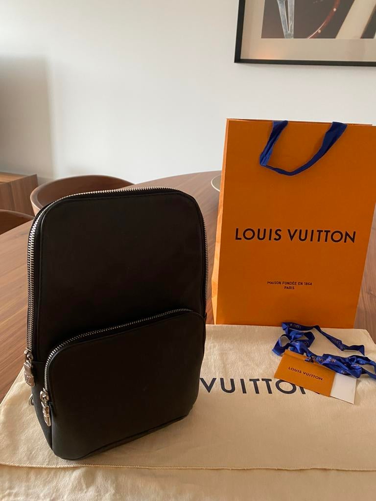 Louis Vuitton Avenue Slingbag Damier leder /aankoopbewijs, Overige merken, Zwart, Nieuw, Ophalen of Verzenden