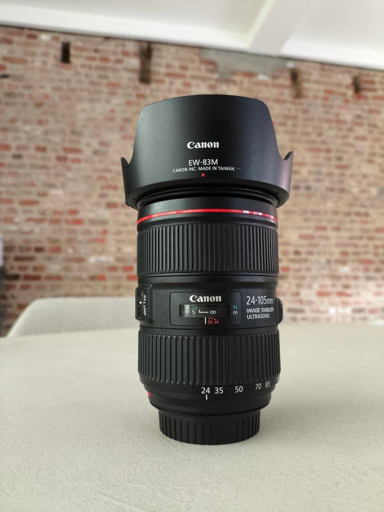 Canon L 24-105mm F/4 II IS - Zeer goede staat!, Audio, Tv en Foto, Ophalen of Verzenden