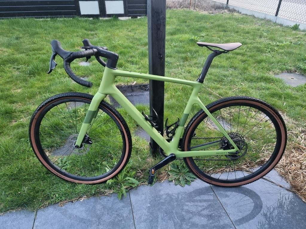 Scott addict gravel 30 - maat 56, Fietsen en Brommers, Carbon, 10 tot 15 versnellingen, Heren, Zo goed als nieuw