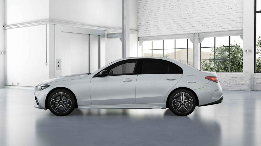 Mercedes-Benz C-klasse 300 e AMG Line Night Pack | Panoramis, Auto's, Mercedes-Benz, Automaat, 4 deurs, Gebruikt, Zwart