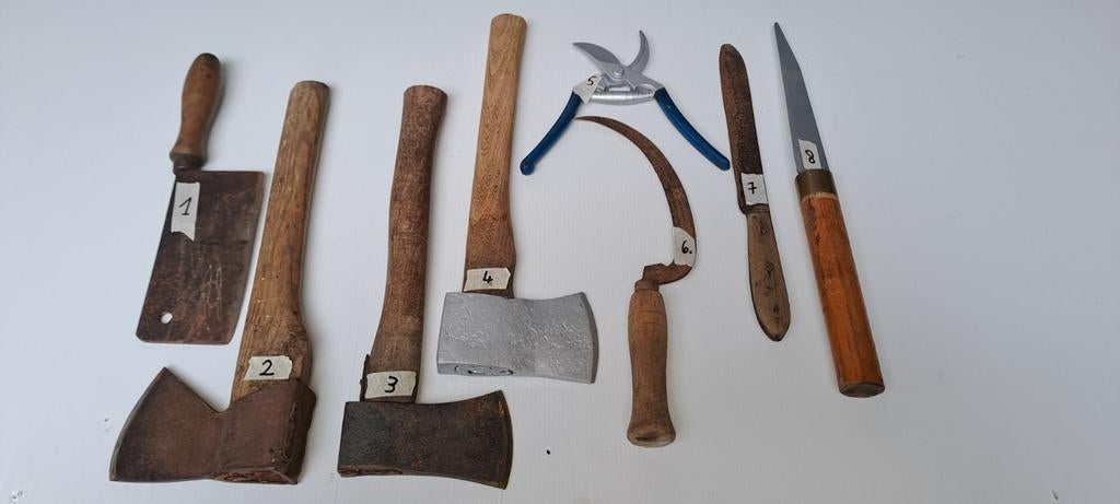 Haches, couteaux et outils de jardinage, Jardin & Terrasse, Outils à main, Enlèvement, Faucille