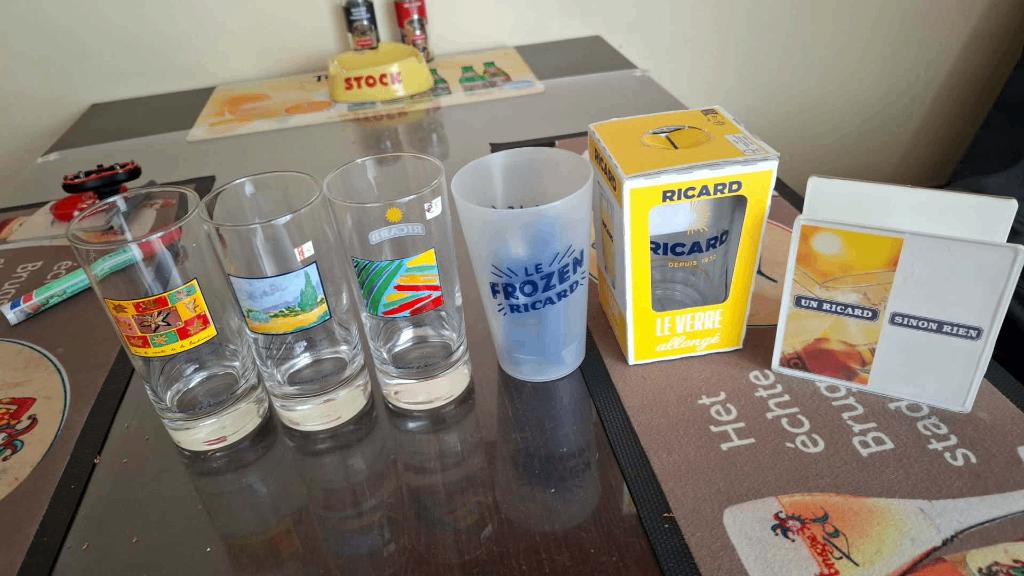 Ricard loung glazen enz, Verzamelen, Glas en Drinkglazen, Ophalen of Verzenden, Nieuw, Overige typen